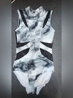 Jo & Jax Dance Leotard Black and White Size Adult X-Small